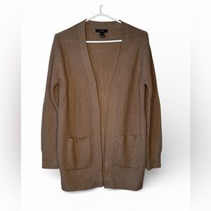 U2B Women's Tan Cardigan Sweater Small